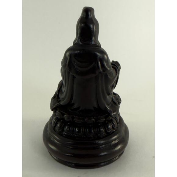 Kwan-Yin Quan-Yin Kanzeon Statue 4" Zen Serene Meditation Buddha Compassion - Picture 4 of 5